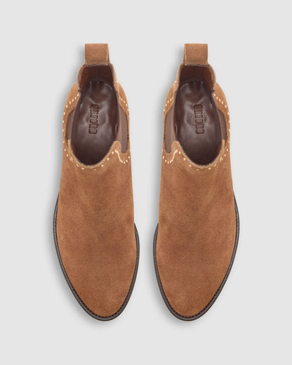Jolanda Suede Chelsea Boot