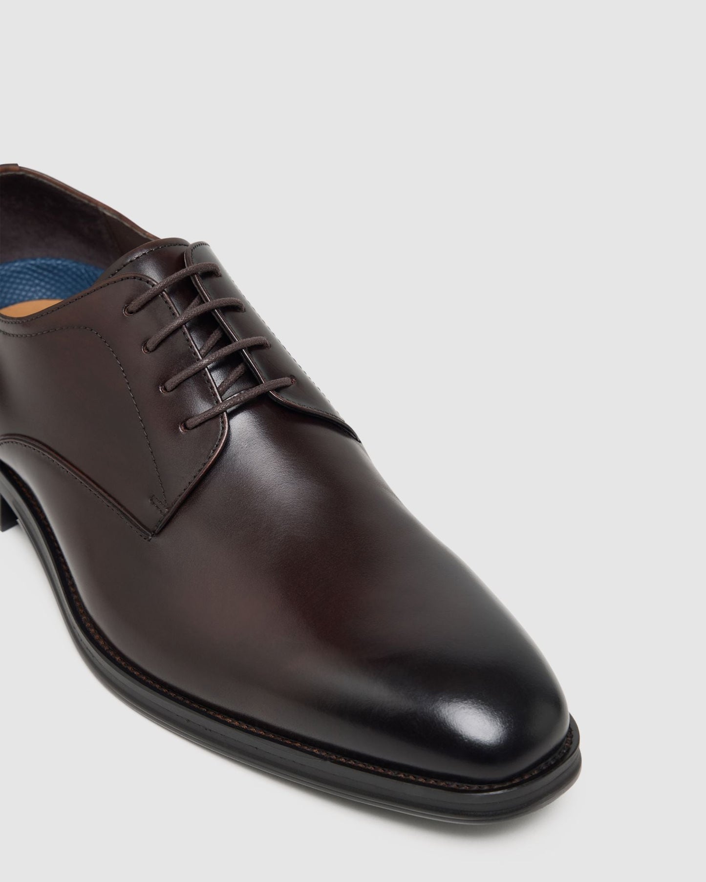 Ezra Lace Up Leather Derby Shoe
