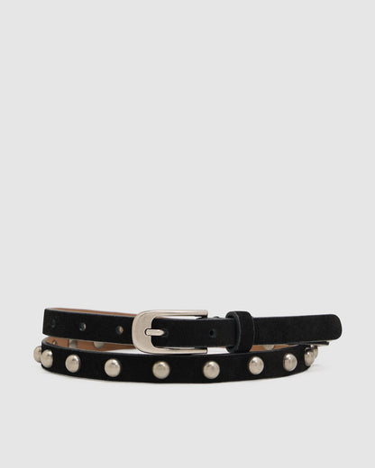 Gloria Skinny Stud Belt