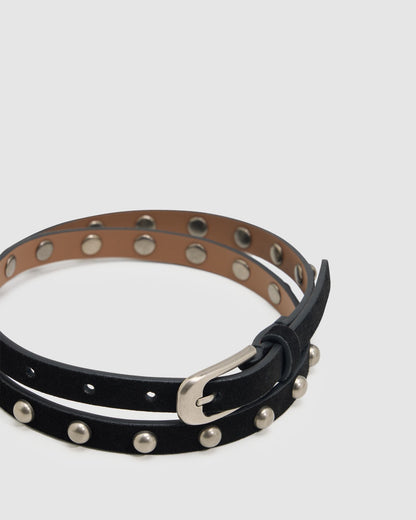 Gloria Skinny Stud Belt