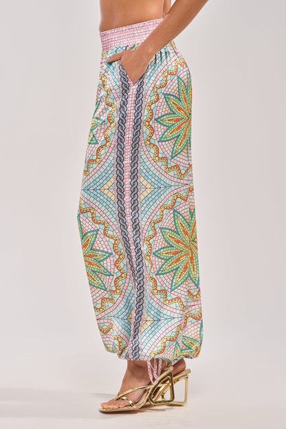 ALL DIFFERENT WAYS SATIN PALAZZO PANT