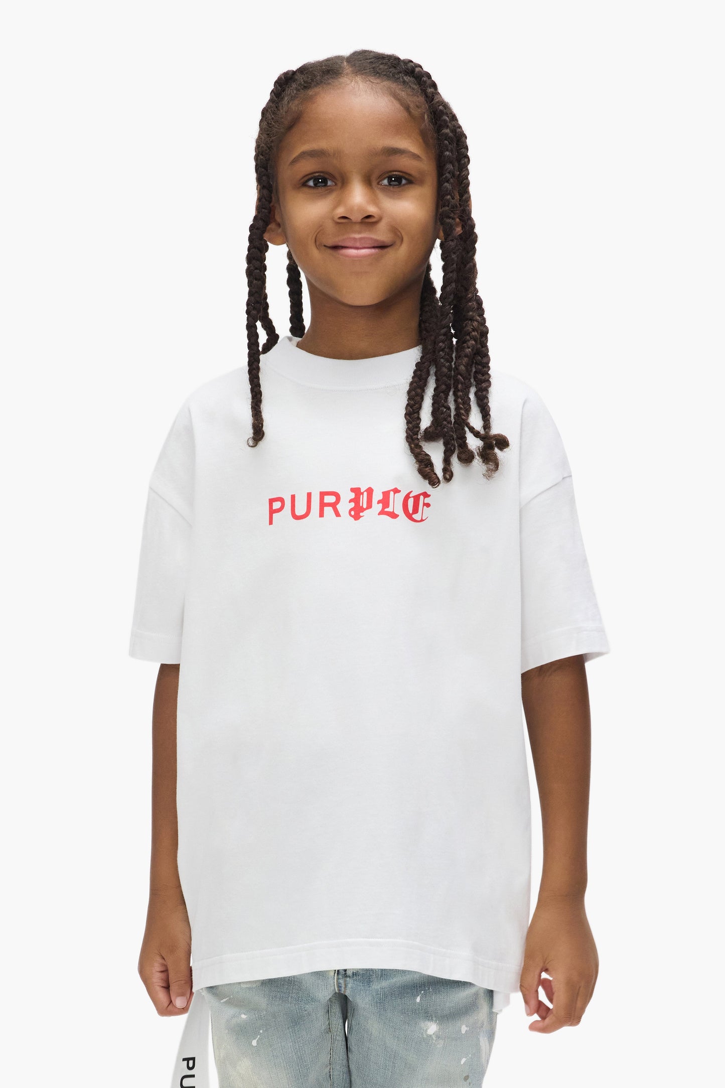 Kids' Half & Half Wordmark Tee