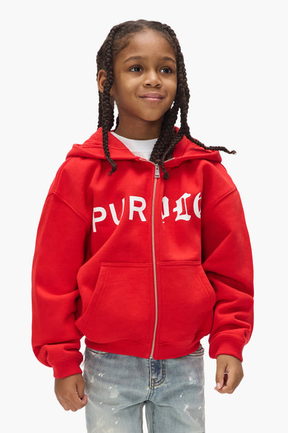 Kids' Half & Half Zip Up Hoodie