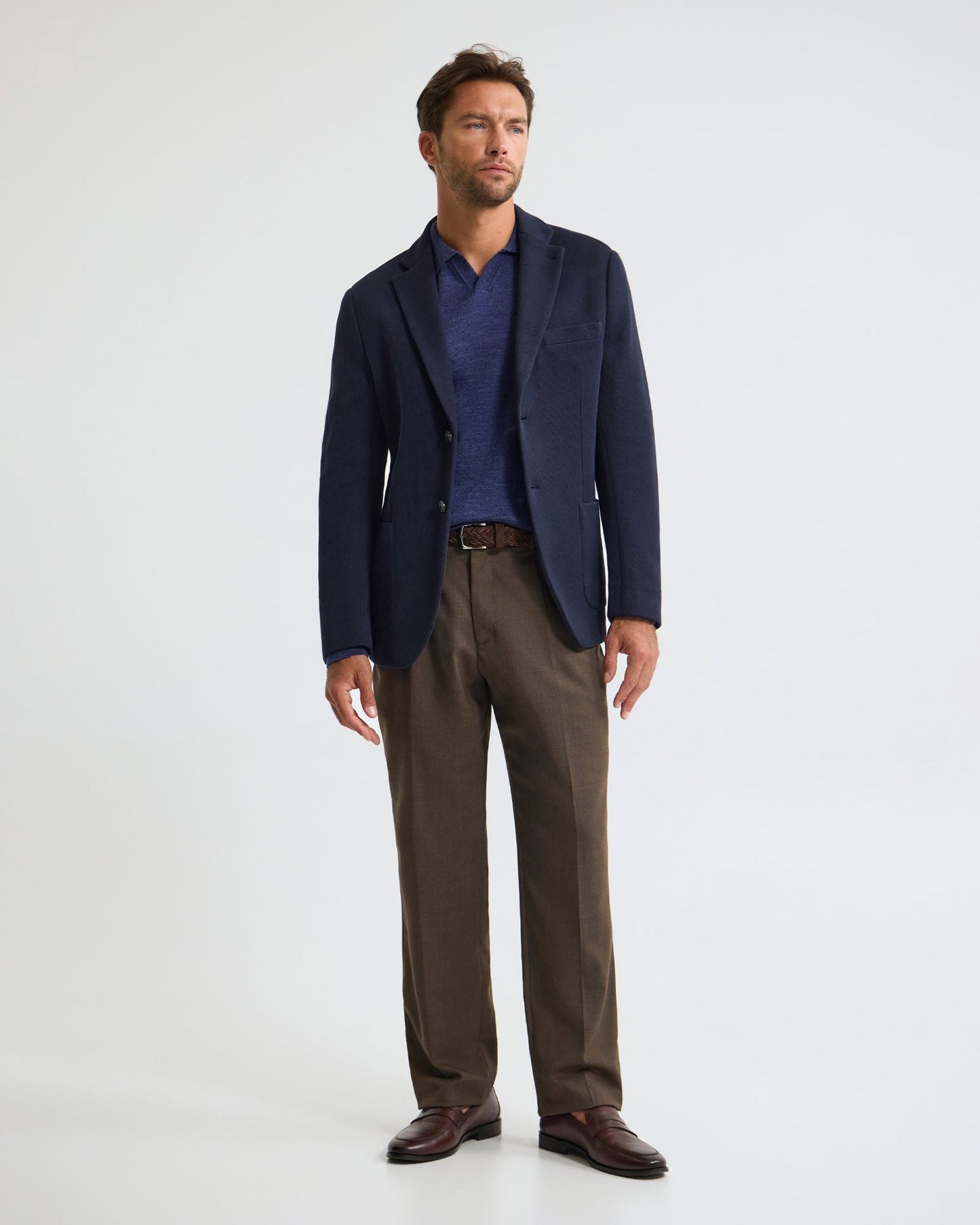 Antonio Cotton Knitted Blazer