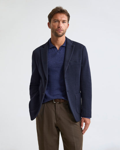 Antonio Cotton Knitted Blazer