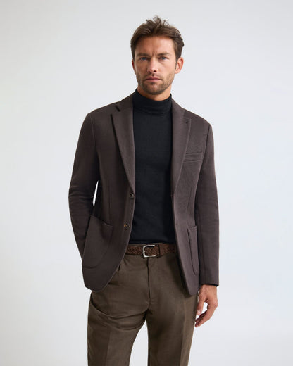 Antonio Cotton Knitted Blazer