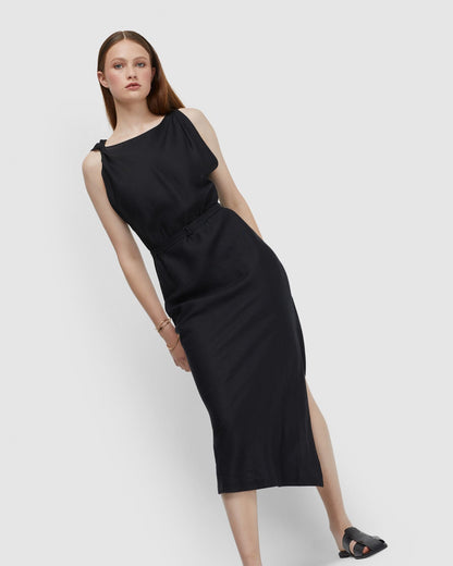 Sally Linen Blend Dress