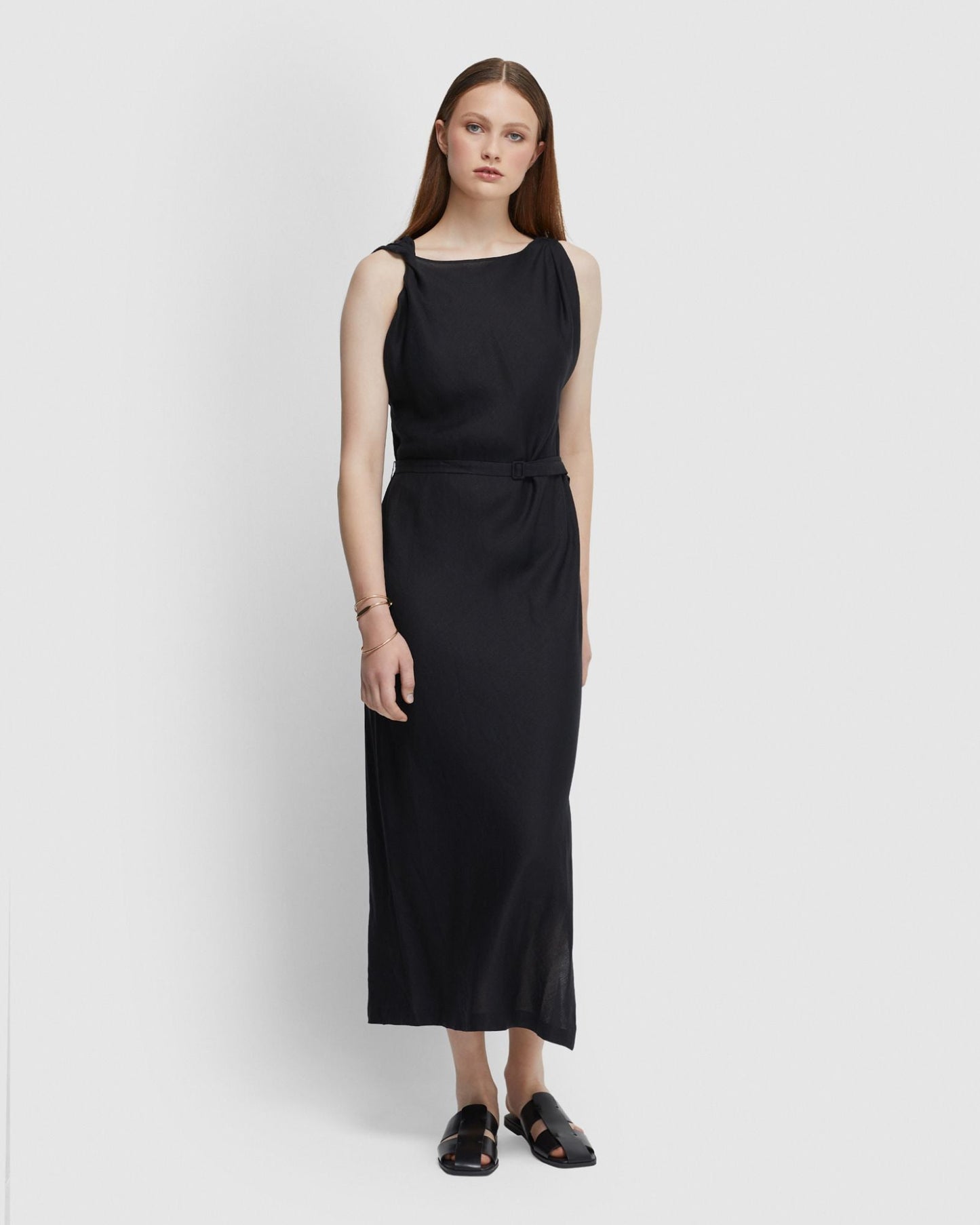 Sally Linen Blend Dress