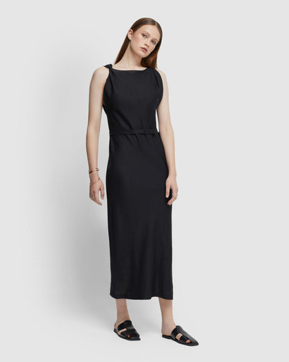 Sally Linen Blend Dress