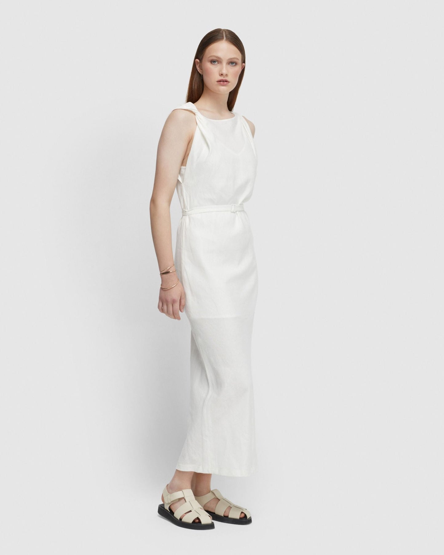 Sally Linen Blend Dress