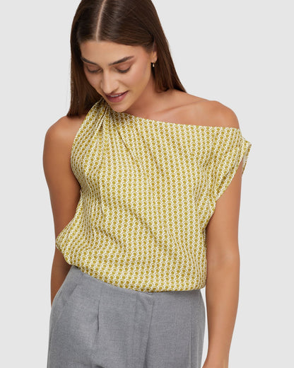 Jamie Spot Print Top