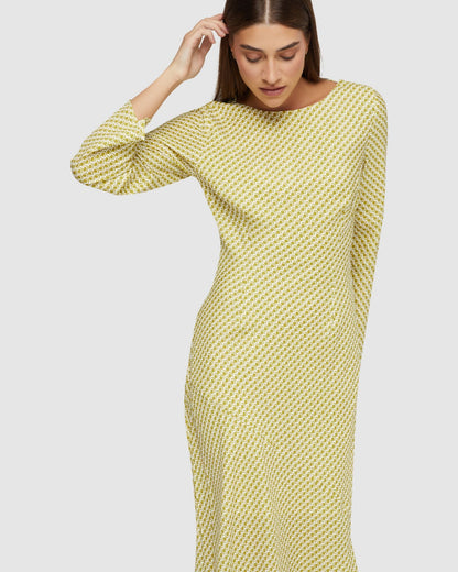 Camille Spot Print Dress