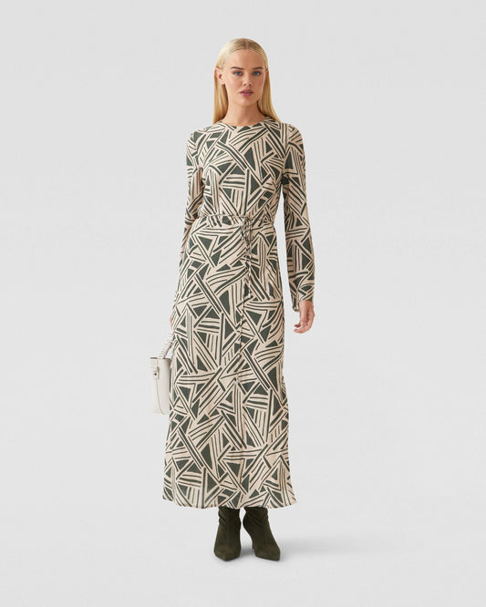 Alannah Geo Print Dress