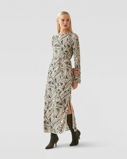 Alannah Geo Print Dress