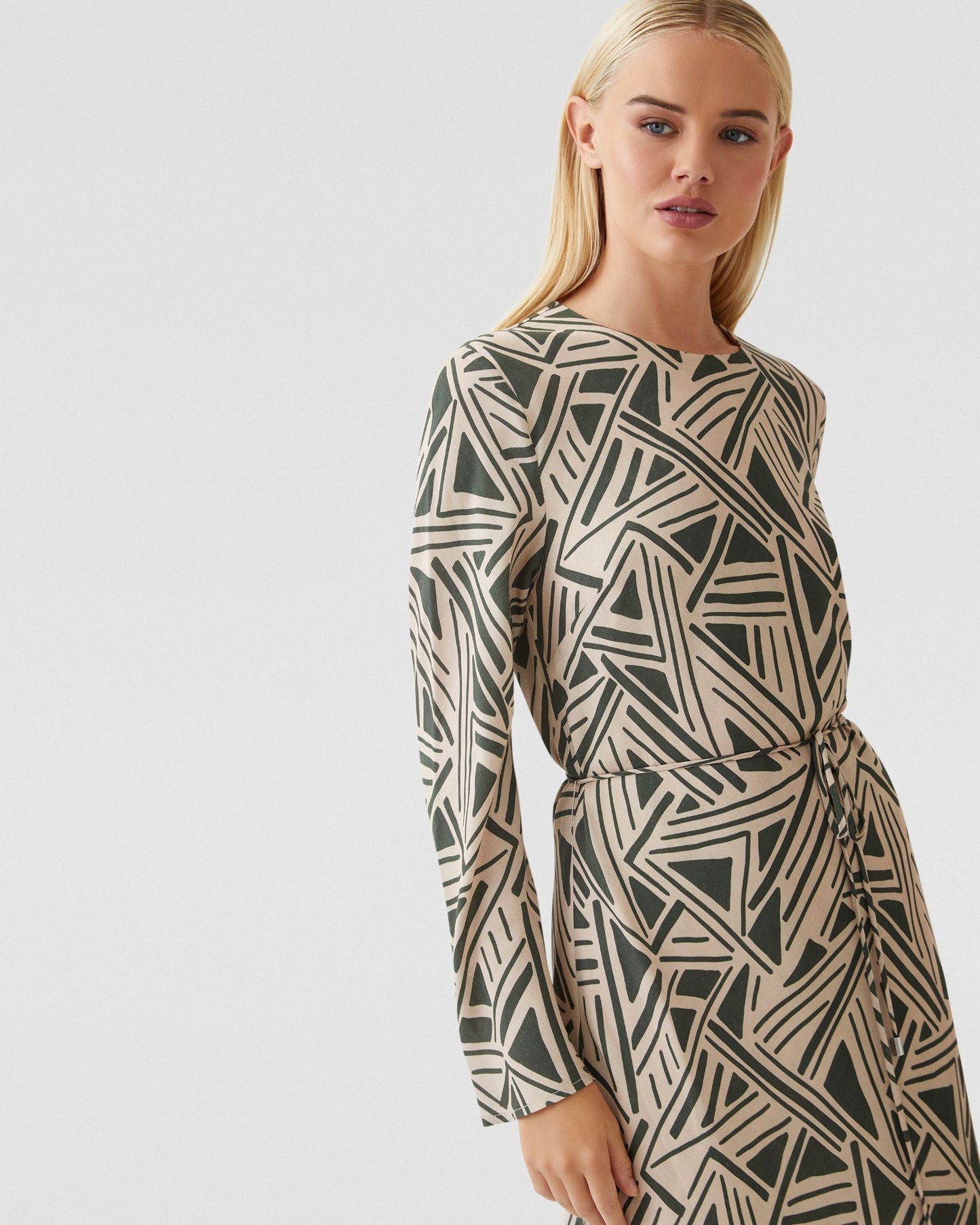 Alannah Geo Print Dress