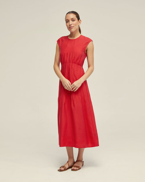 Clementine Pin-Tuck Dress
