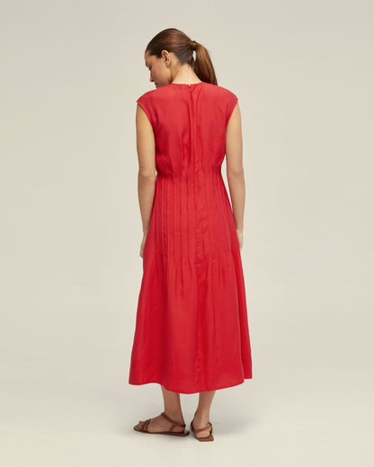 Clementine Pin-Tuck Dress