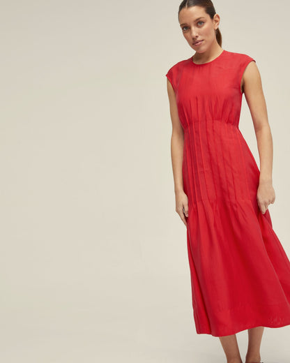 Clementine Pin-Tuck Dress