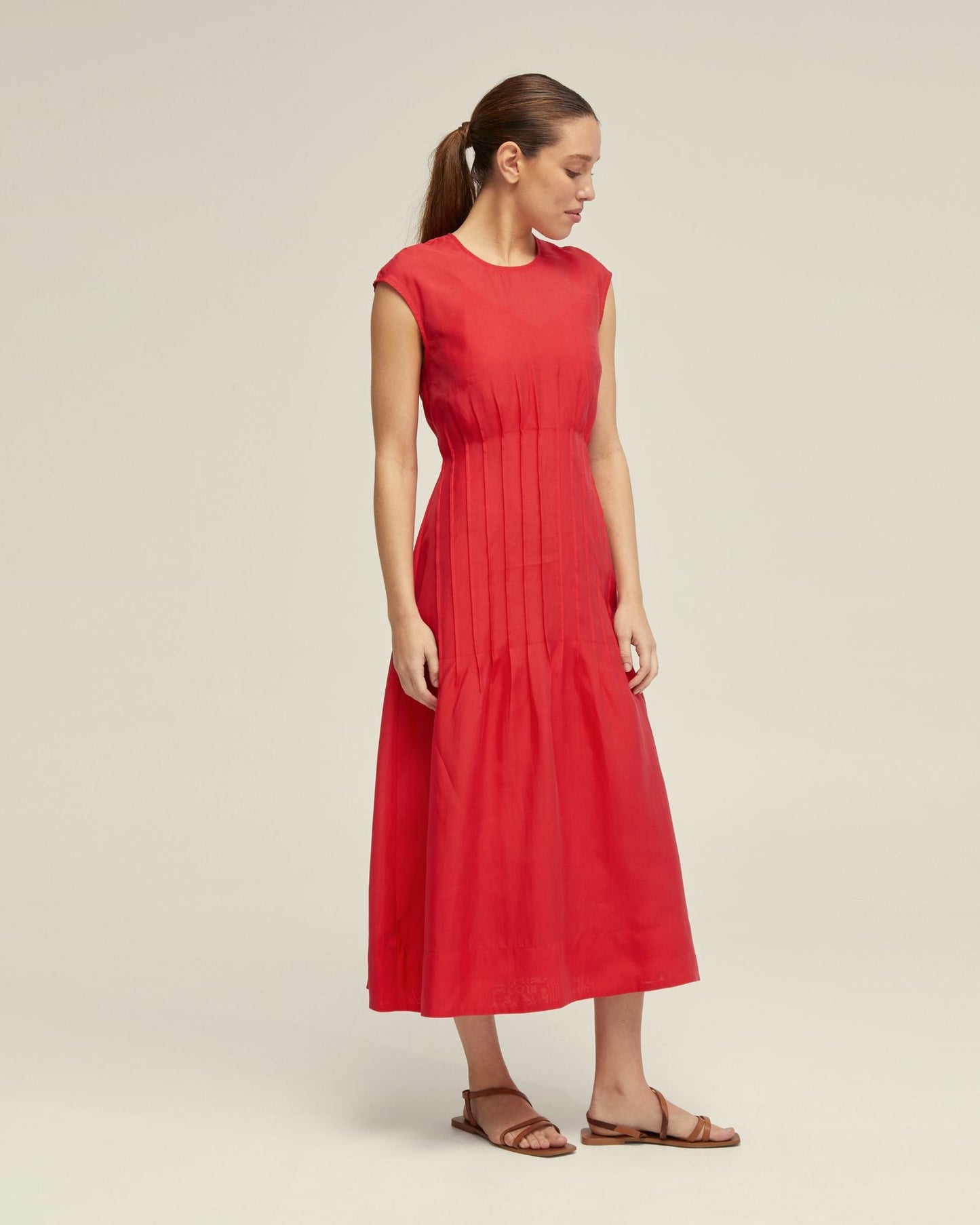 Clementine Pin-Tuck Dress