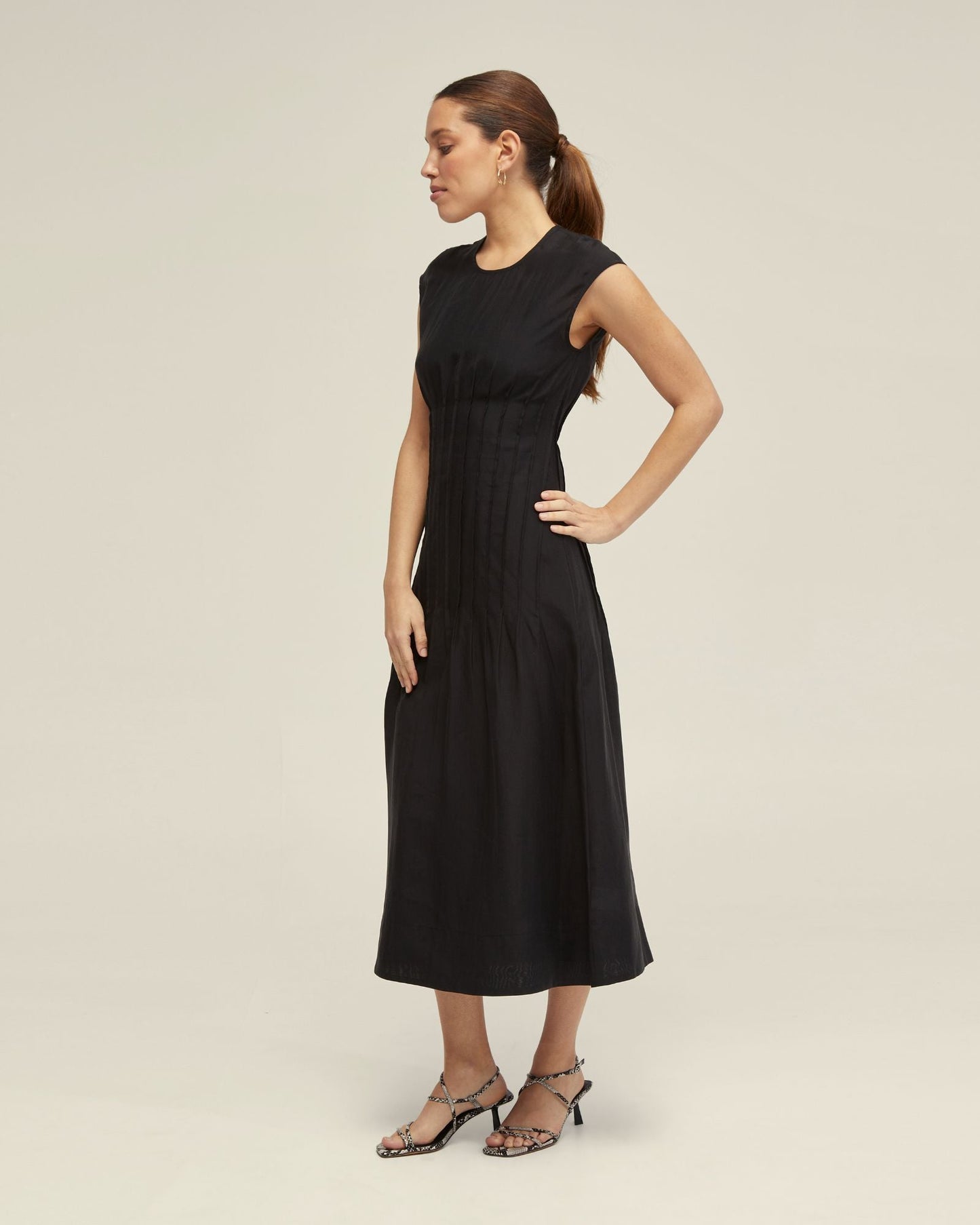 Clementine Pin-Tuck Dress