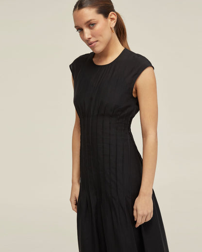 Clementine Pin-Tuck Dress