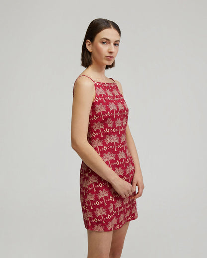 Ebony Printed Mini Dress