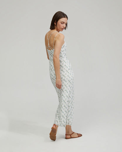 Monica Printed Slip Dress