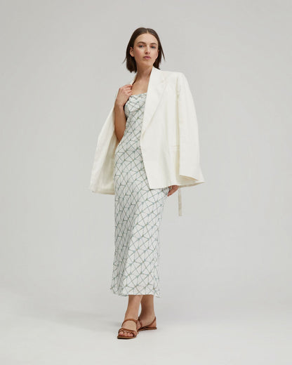 Monica Printed Slip Dress