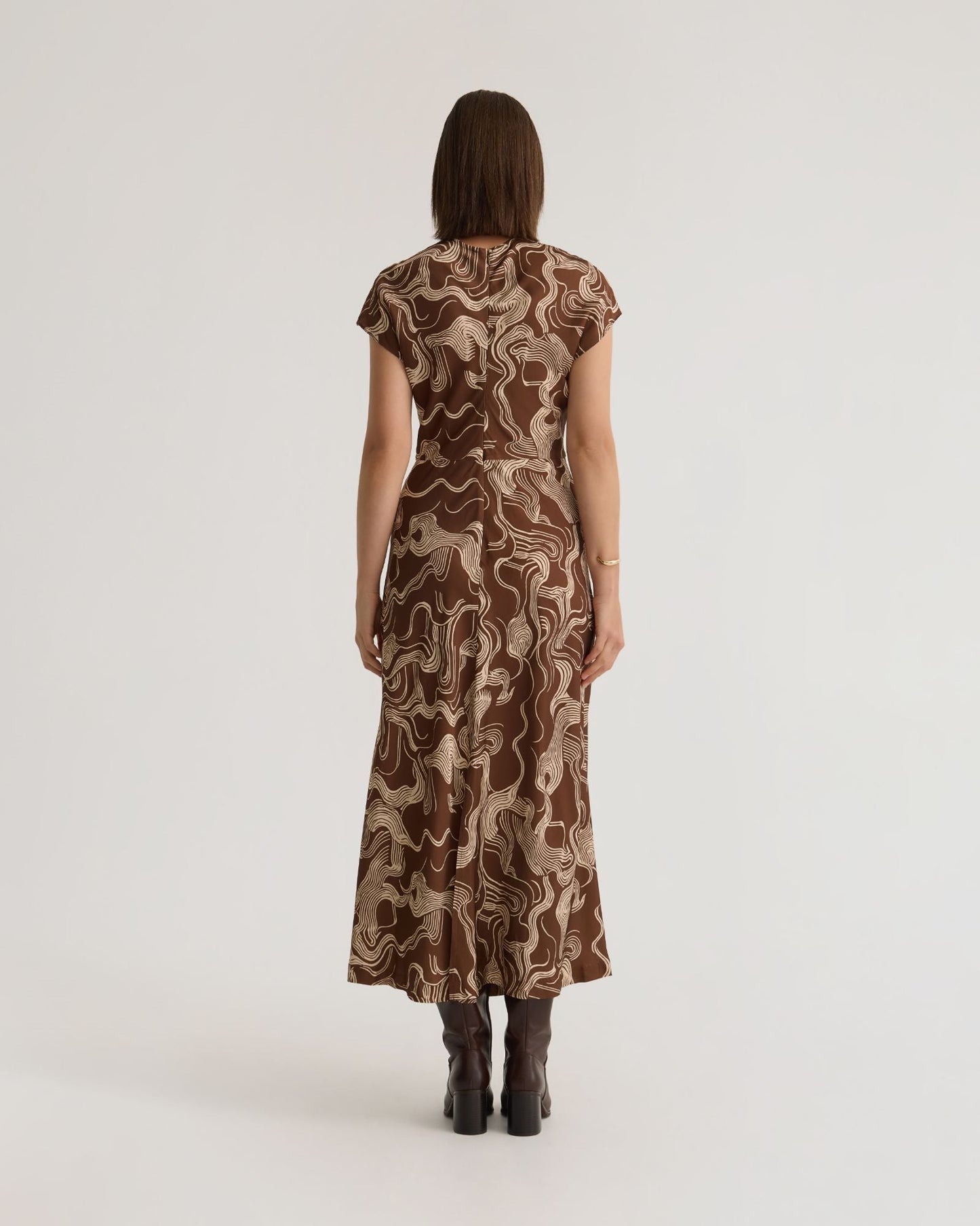 Charlotte Printed Twill Dress