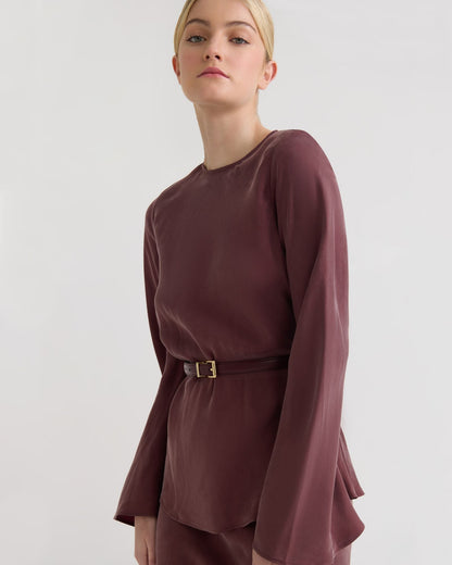 Madeline Cupro Top