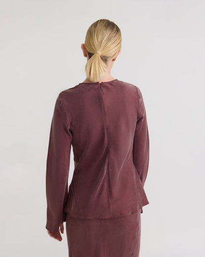 Madeline Cupro Top