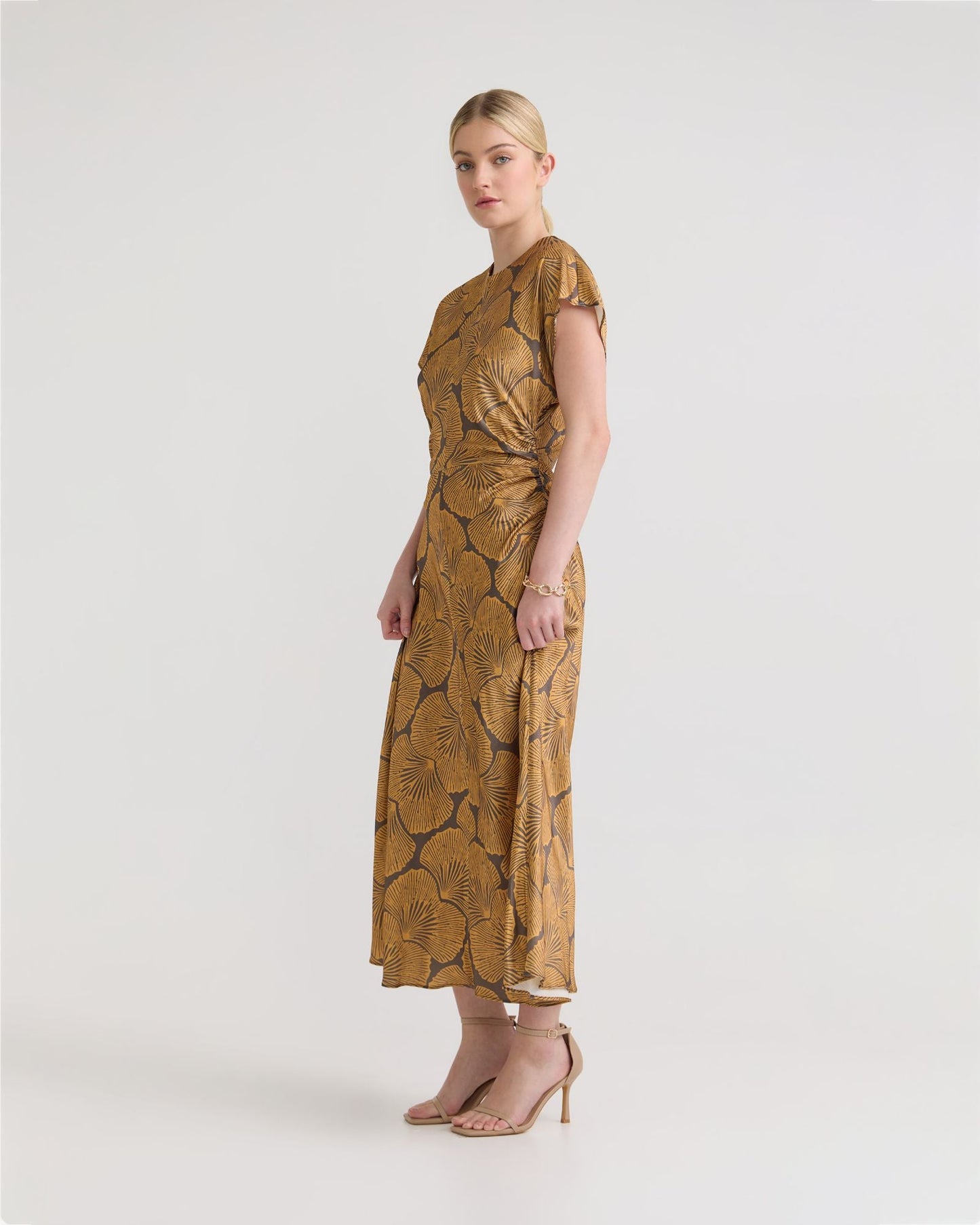 Fleur Printed Twill Dress