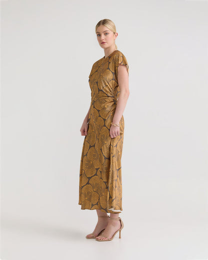Fleur Printed Twill Dress