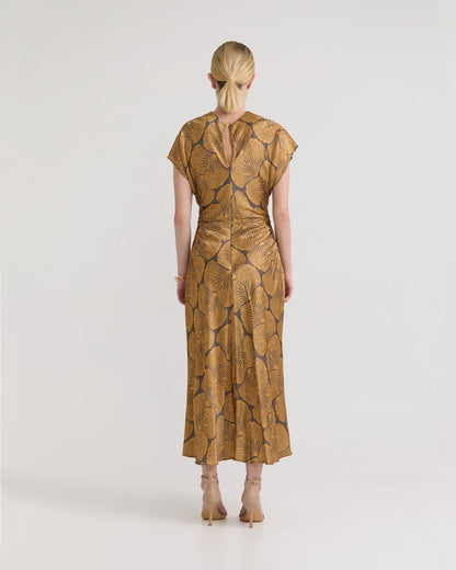 Fleur Printed Twill Dress