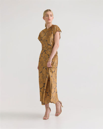 Fleur Printed Twill Dress