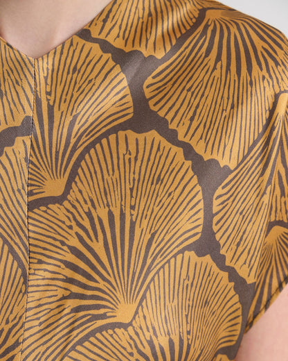 Fleur Printed Twill Dress