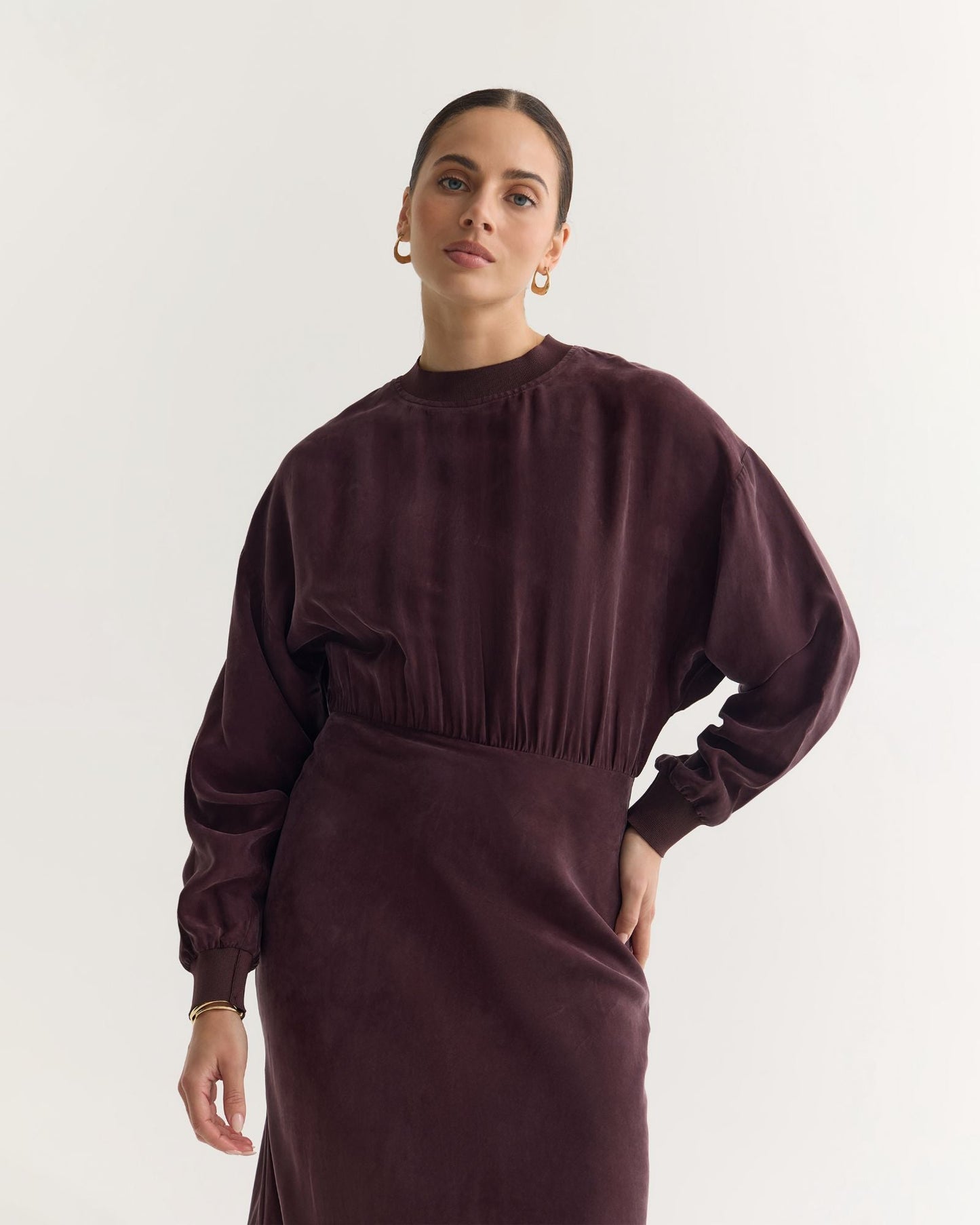 Georgina Cupro Dress