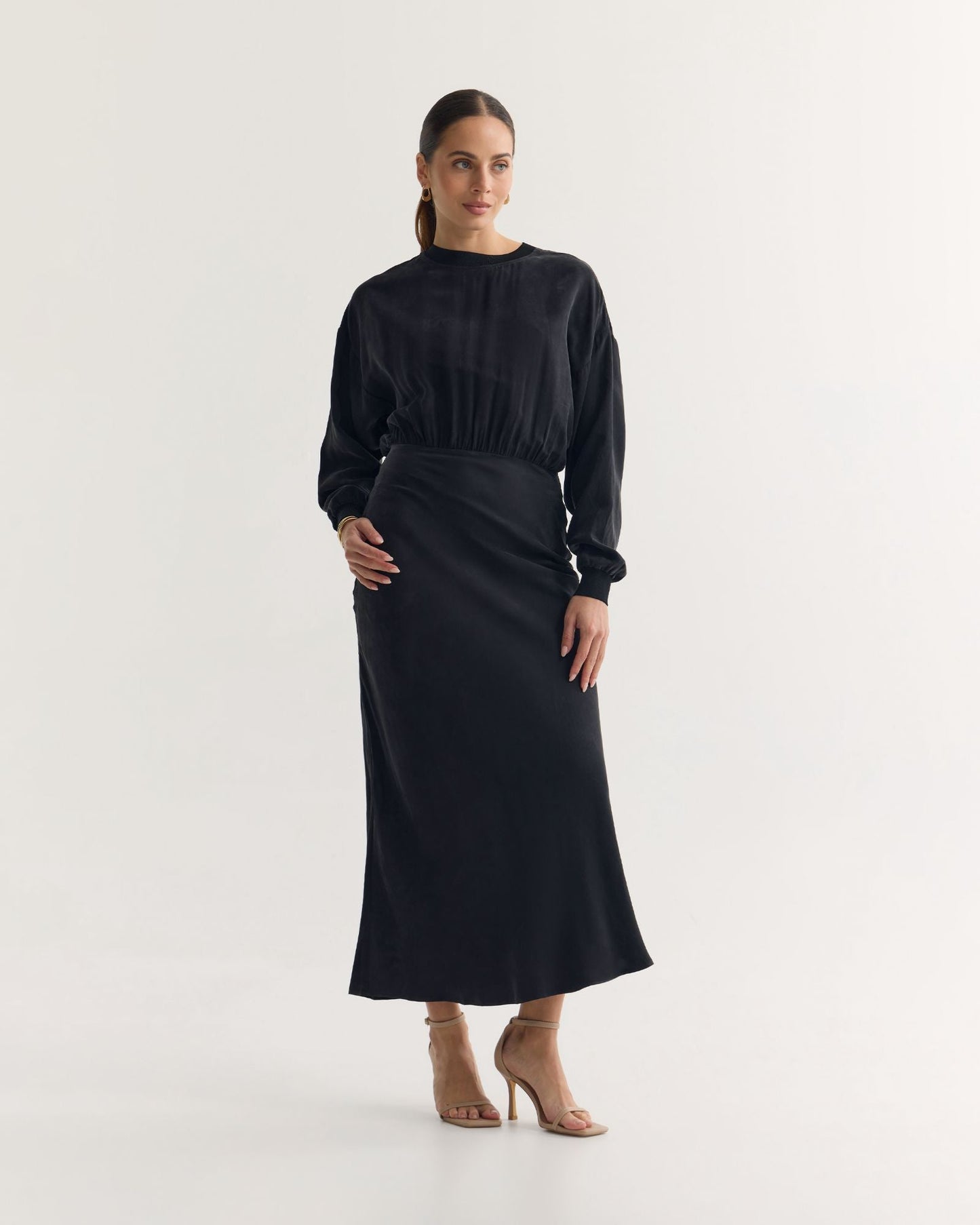 Georgina Cupro Dress
