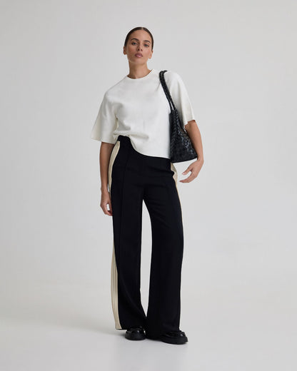 Ines Contrast Panel Pants
