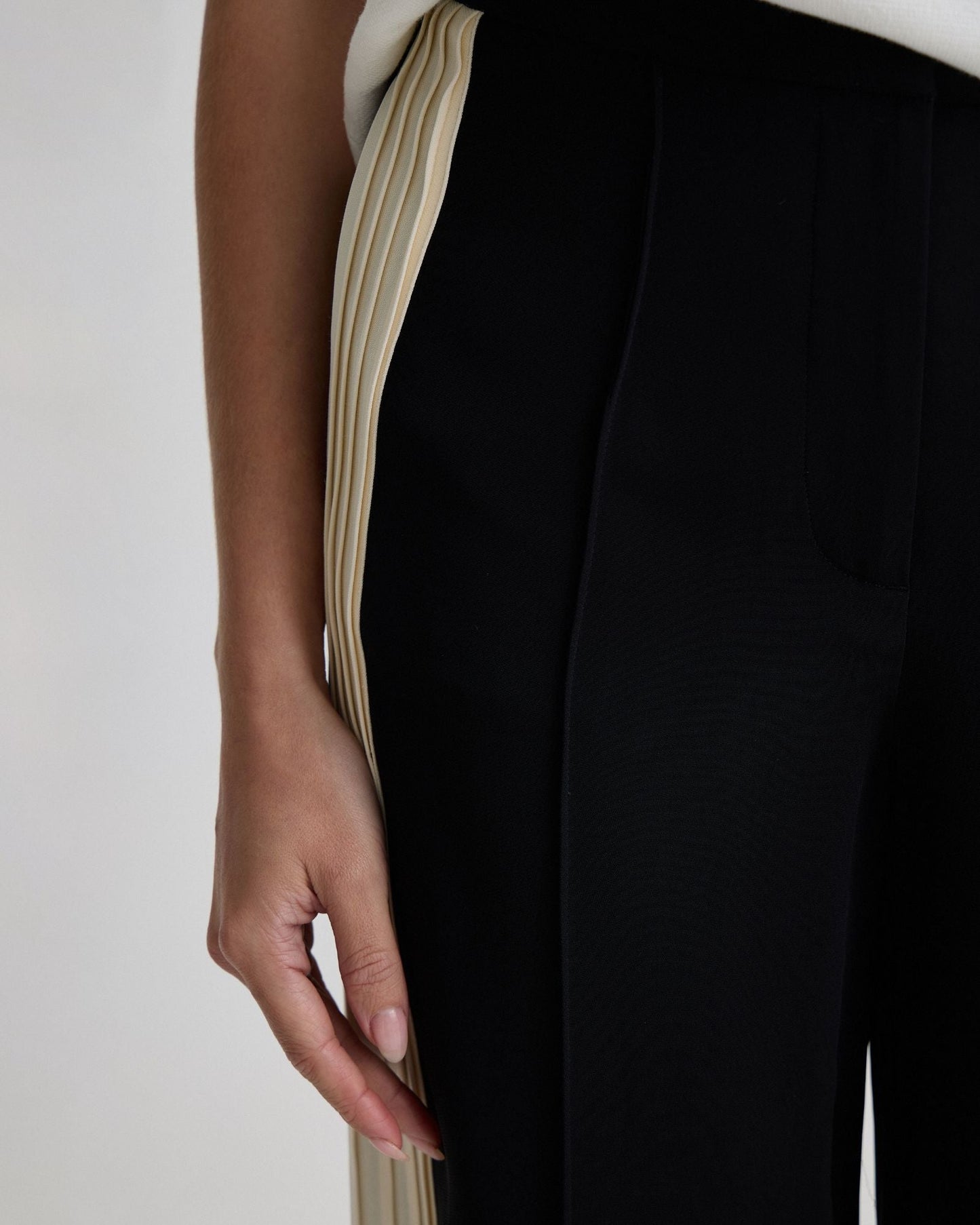 Ines Contrast Panel Pants