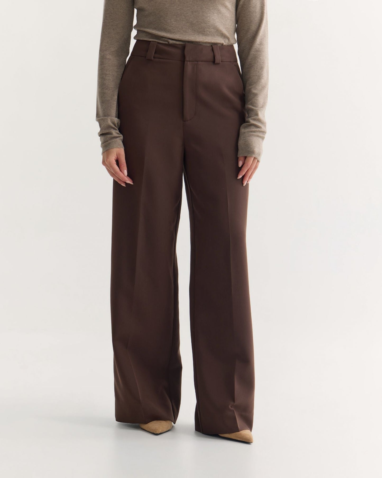 Alana Flat Front Stretch Pants