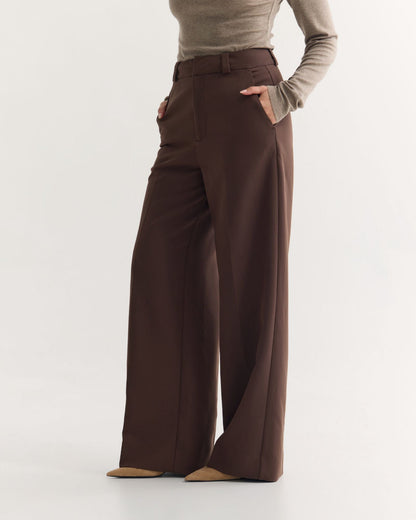 Alana Flat Front Stretch Pants