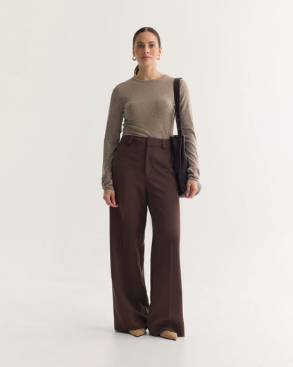 Alana Flat Front Stretch Pants