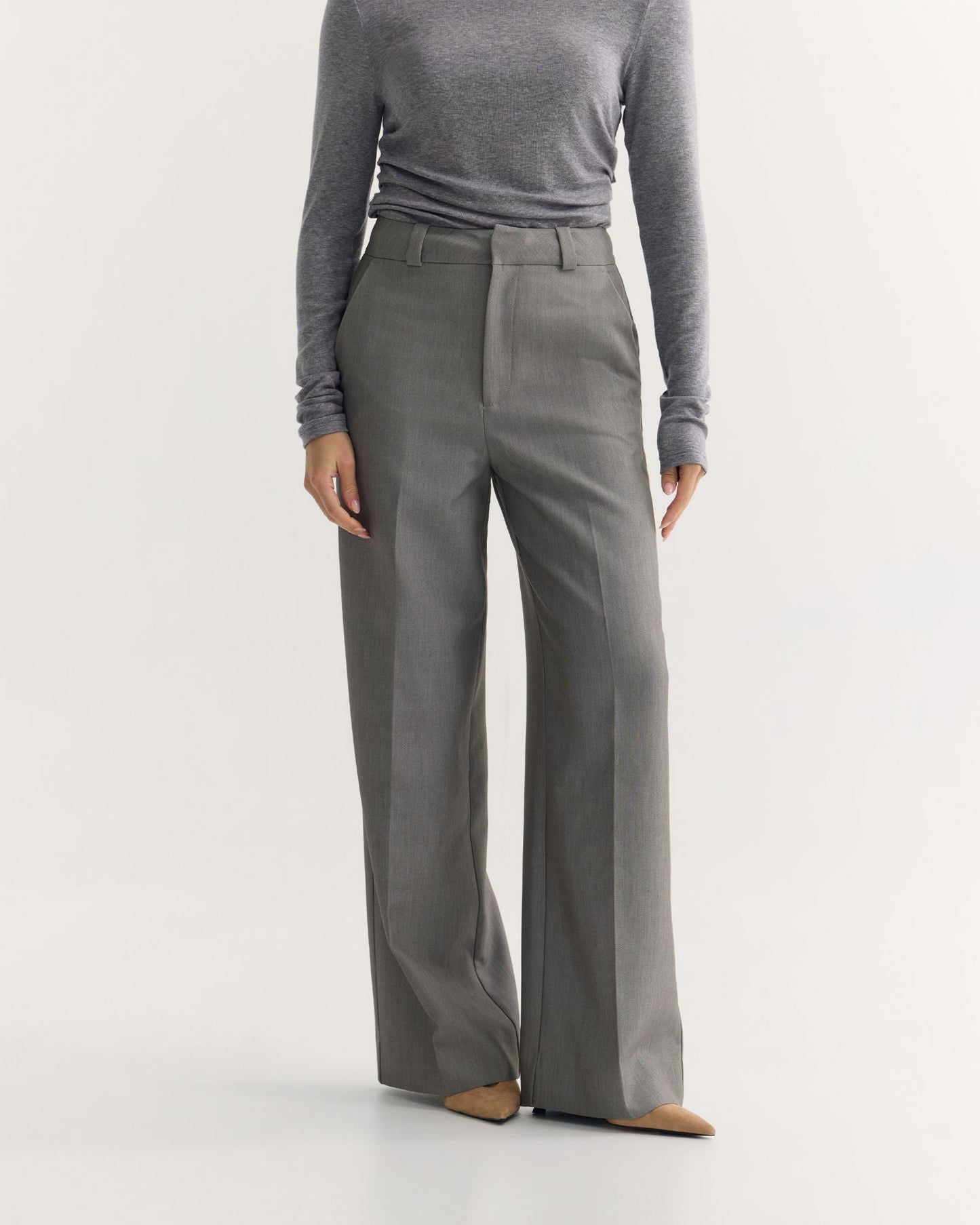 Alana Flat Front Stretch Pants