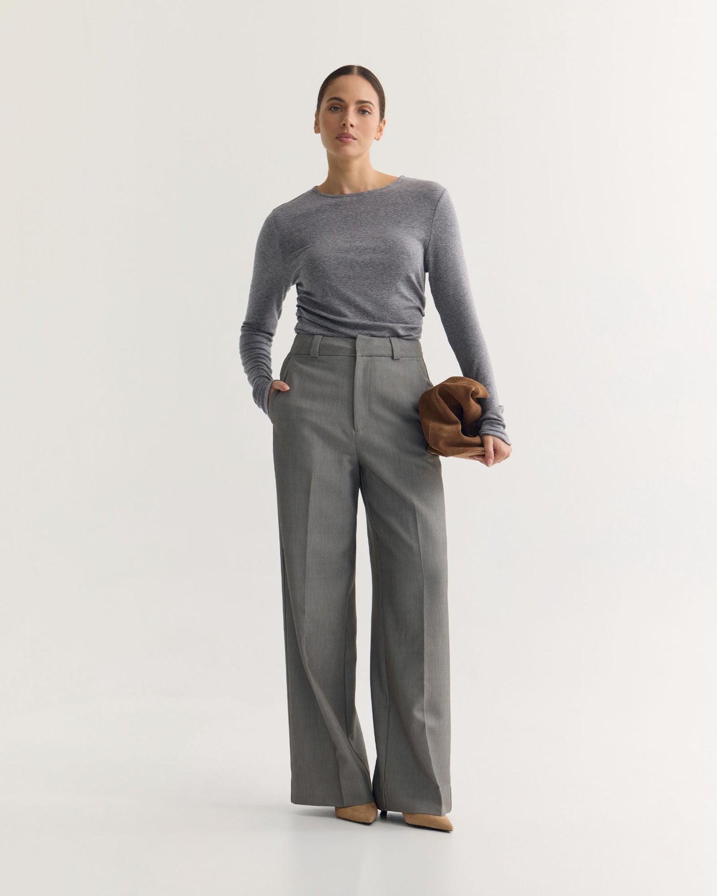 Alana Flat Front Stretch Pants