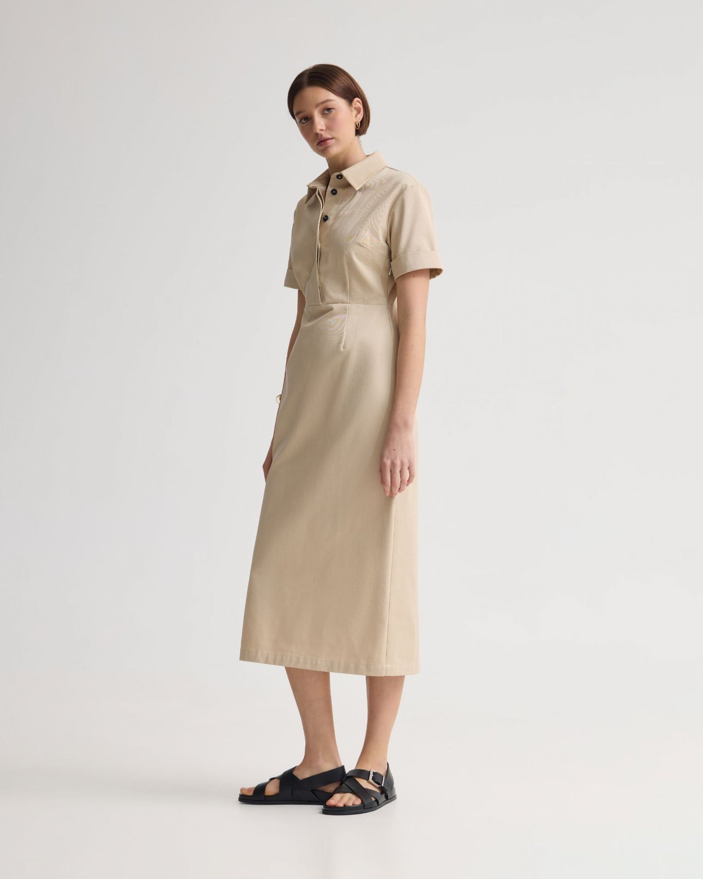 Megan Cotton Safari Dress
