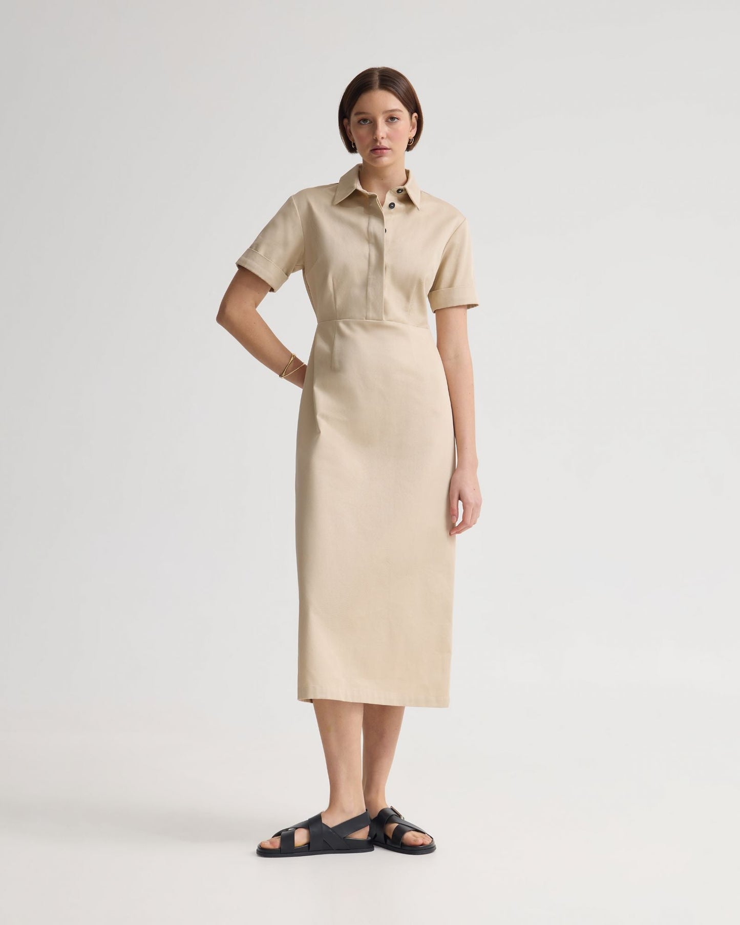 Megan Cotton Safari Dress
