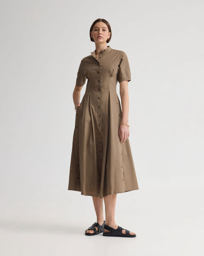 Olyvia Snaps Midi Dress