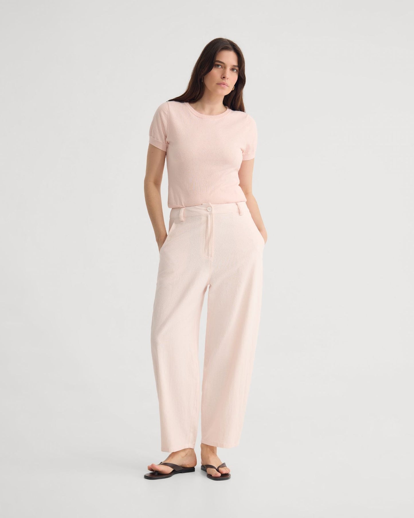 Etta Barrel Leg Pant