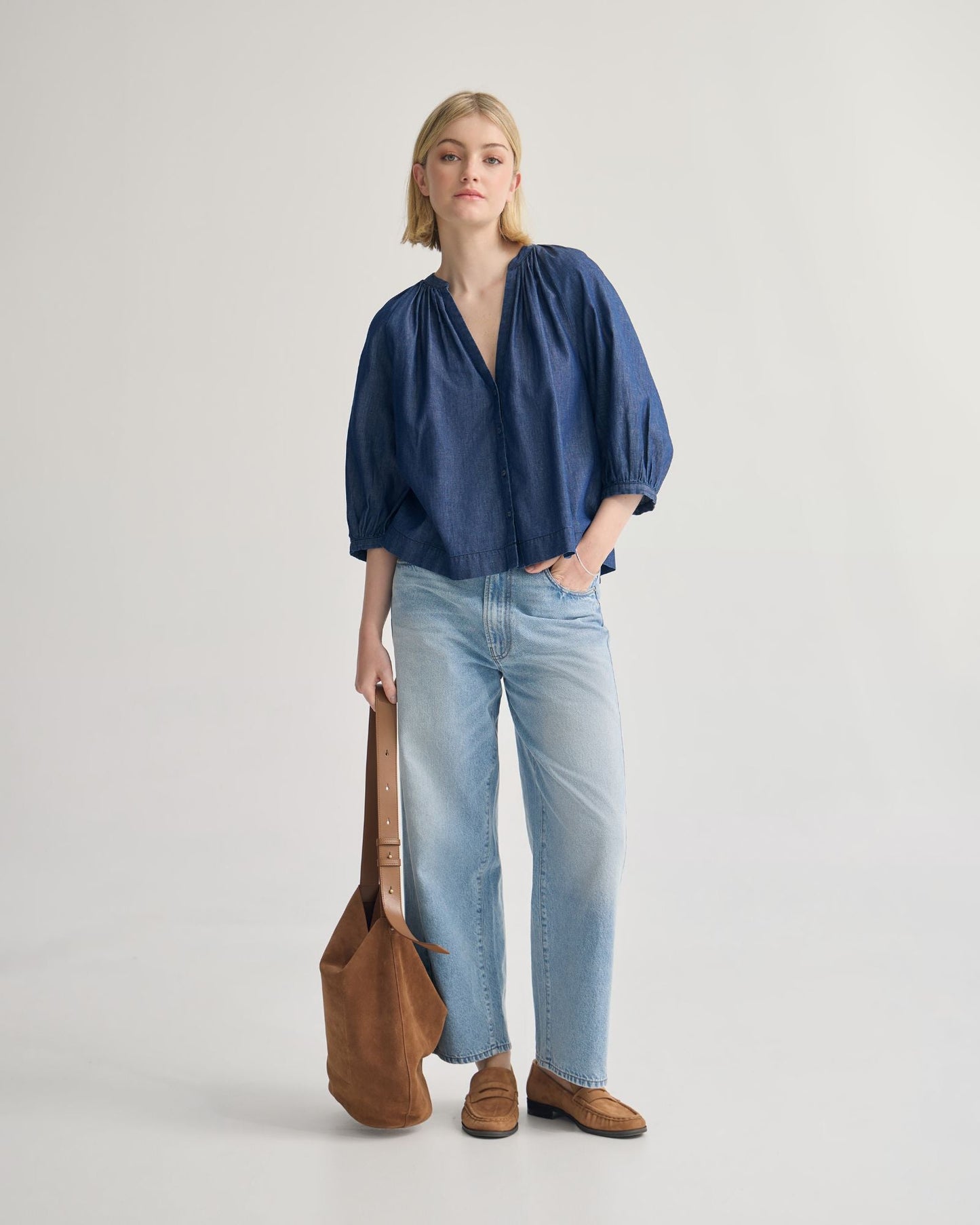 Freya Button Up Top